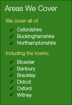 Areas we cover